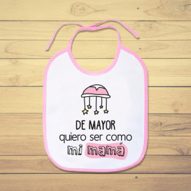 Babero de bebé personalizado para alegrarle el día a mamá