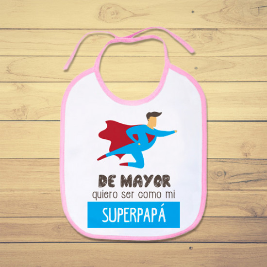 Babero bebé personalizado - Supermolón - Web de Regalos para recién nacidos