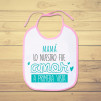 Babero de bebé personalizado para alegrarle el día a tu mamá