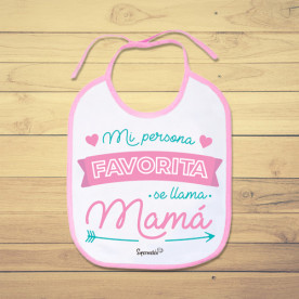 Babero de bebé personalizado para alegrarle el día a mamá