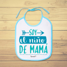 Babero personalizado de bebé para decirle a mamá cuánto la quieres