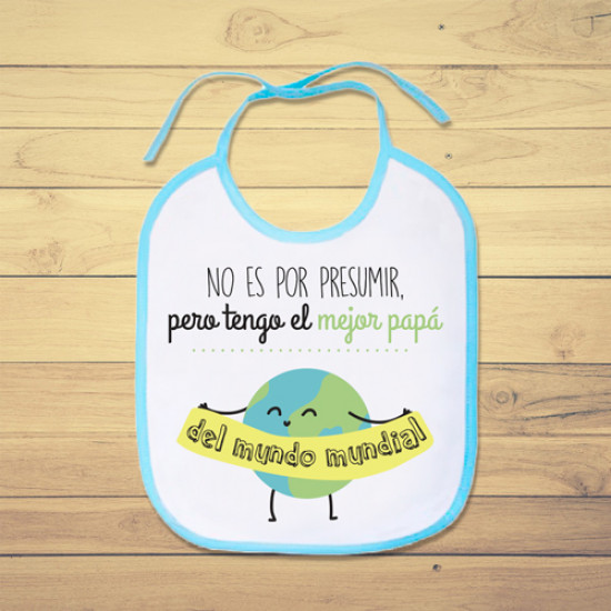 Babero bebé personalizado - Supermolón - Web de Regalos para recién nacidos