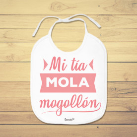 Babero personalizado para tu sobrino favorito. Porque molas mogollón!