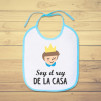 Babero personalizado para el bebé de la casa