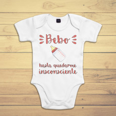 Body personalizado para el más peque de la casa. Elige tu color, blanco, rosa, azul o negro