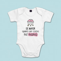 Body manga corta/larga 100% algodón de bebé para alegrar el día a mamá