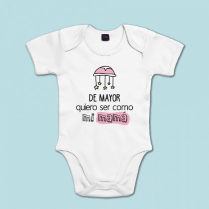 Body manga corta/larga 100% algod&oacute;n de beb&eacute; para alegrar el d&iacute;a a mam&aacute;