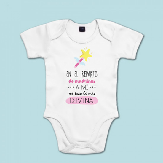 Body bebe personalizado - Supermolón - En el reparto de madrinas a mi me  tocó la más divina