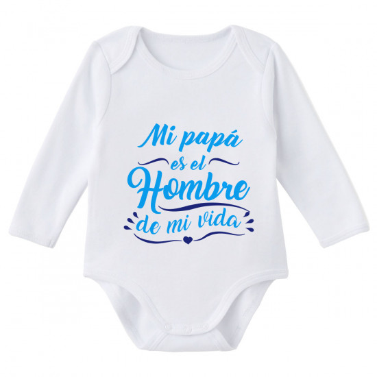 Body de bebé personalizado Body de papá: Mi papá es mi héroe regalo del día  del padre, nacimiento -  México