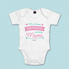 Body bebe personalizado - Supermolón - Mi papá es el hombre de mi vida