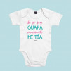 Body para bebé personalizado, ideal para regalar a tu sobrino. Por que las dos sois muy guapas, regálale este body de bebé original.