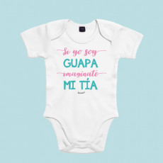 Body para bebé personalizado, ideal para regalar a tu sobrino. Por que las dos sois muy guapas, regálale este body de bebé original.