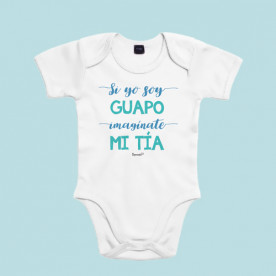 Body para bebé personalizado, ideal para regalar a tu sobrino. Por que los dos sois muy guapas, regálale este body de bebé original.