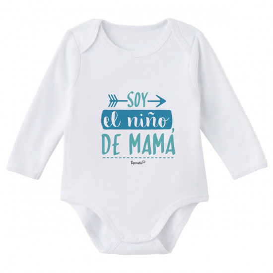 Body bebe personalizado - Supermolón - Soy el niño de Mamá