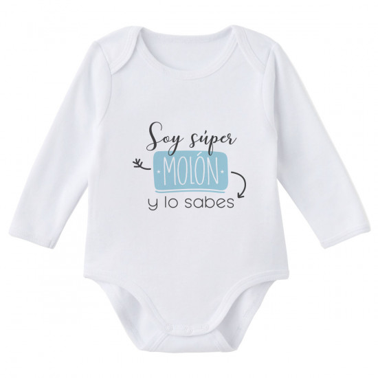 Body bebe personalizado - Supermolón - Soy el niño de Mamá