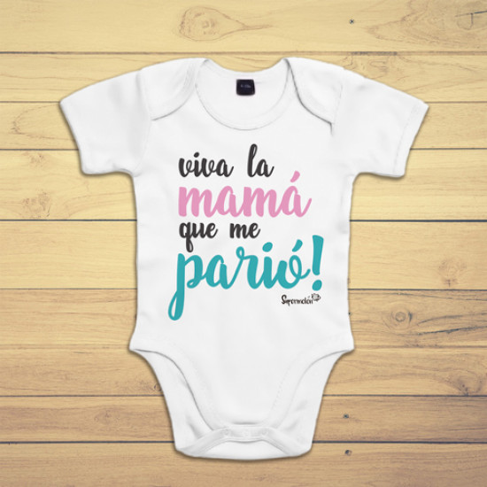 Body bebe personalizado - Supermolón - Soy el niño de Mamá