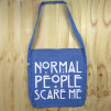 Bolso de tela "tote bag" de algodón orgánico reciclado con diseño de American Horror Story