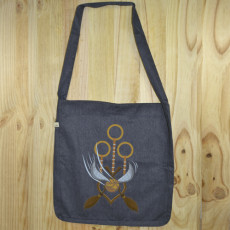 Bolso de tela "tote bag" de algodón orgánico reciclado con diseño Quidditch de Harry Potter