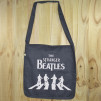 Bolso de tela "tote bag" de algodón orgánico reciclado con diseño de Stranger things versión Beatles