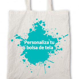 Bolso de tela "tote bag" para que lo personalices a tu gusto!