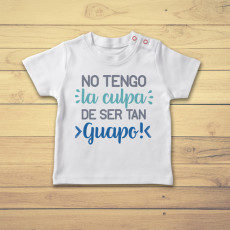 Divertida camiseta de bebé manga corta para niño