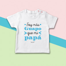 Divertida camiseta infantil de manga corta para bebé