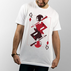 Camiseta de manga corta con imagen de Harley Quinn del Escuadrón Suicida