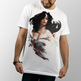 Camiseta de manga corta unisex con diseño de Wonder Woman