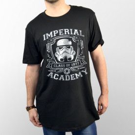 Camiseta para chico y chica de manga corta con dibujo del Soldado Imperial de Star Wars