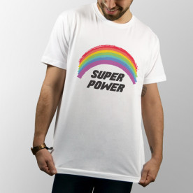 Camiseta de manga corta unisex para demostrar que eres una persona Súper Powerful