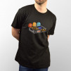 Camiseta unisex de manga corta del videojuego Pacman de los 80's 