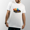 Camiseta unisex de manga corta del videojuego Pacman de los 80's 