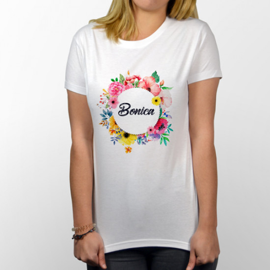 Camiseta chica "Bonica" - Tienda de camisetas para mujer