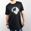 Camiseta negra unisex silueta de un Minion como en la pelicula de E.T