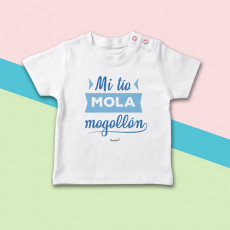 Camiseta de manga corta para bebé, ideal para regalar a tu sobrino. Sé el tío más molón!