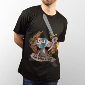Camiseta para chico y chica de manga corta, modelo básico y extra largo con dibujo de Dobby, el elfo de Harry Potter