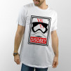 Camiseta para chico y chica de manga corta, modelo básico y extra largo con dibujo del Clone de Star Wars