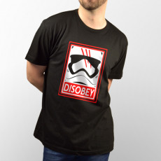 Camiseta para chico y chica de manga corta, modelo básico y extra largo con dibujo del Clone de Star Wars