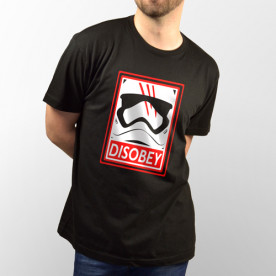 Camiseta para chico y chica de manga corta, modelo básico y extra largo con dibujo del Clone de Star Wars