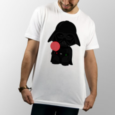 Camiseta unisex del bebé Darth Vader Piruleta