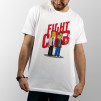 Camiseta unisex con dibujo de El club de la lucha en versión los Simpsons