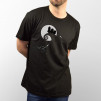 Camiseta unisex negra Minions silueta como en la pelicula de Pesadilla antes de Navidad