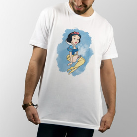 Camiseta unisex de manga corta con dibujo de la princesa Disney "Blancanieves"