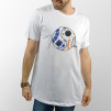 Divertida camiseta con los personajes de star Wars R2-D2 y BB-8 formando el símbolo del Ying y Yang