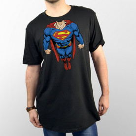 Camiseta unisex cuerpo Superman volando
