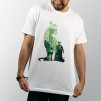 Camiseta videojuego para PS4 "The Last Guardian" de manga corta unisex