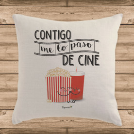 Cojín Personalizado con Foto. Impreso en Tejido Terciopelo. Funda Cojín  45x45. con o sin Relleno. Trasera Peluche. Regalos Personalizados con Foto.  Cojín Molon : .es: Hogar y cocina