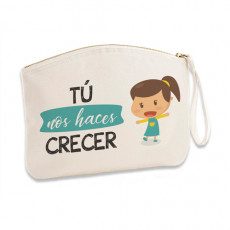 Neceser con cremallera y correa, ideal para regalar a las maestras y profesoras