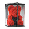 Oso de rosas foam de 40cm con caja de regalo incluida.
