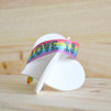 Pulsera de tela para que luzcas con orgullo, porque el amor está en todas partes